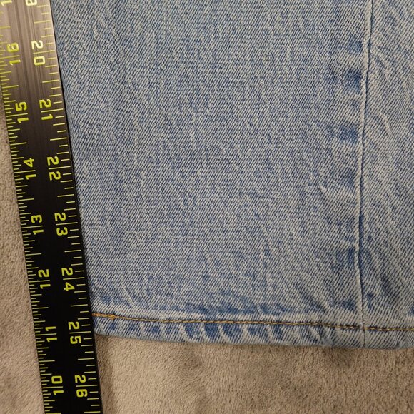Levi's jeans Wedgie Straight women's 25 light wash blue red tab big E premium - Picture 5 of 16